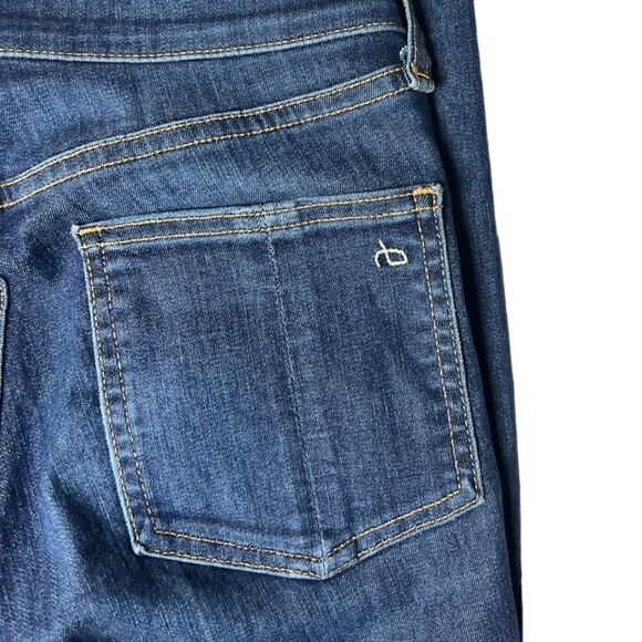 Rag & Bone 10 inch Ankle Skinny Jeans Raw Hem Size 25 - Picture 7 of 9